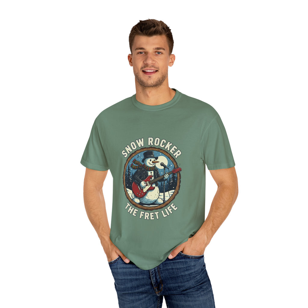Snow Rocker: Frosty's Fret Life Winter Jam Tee