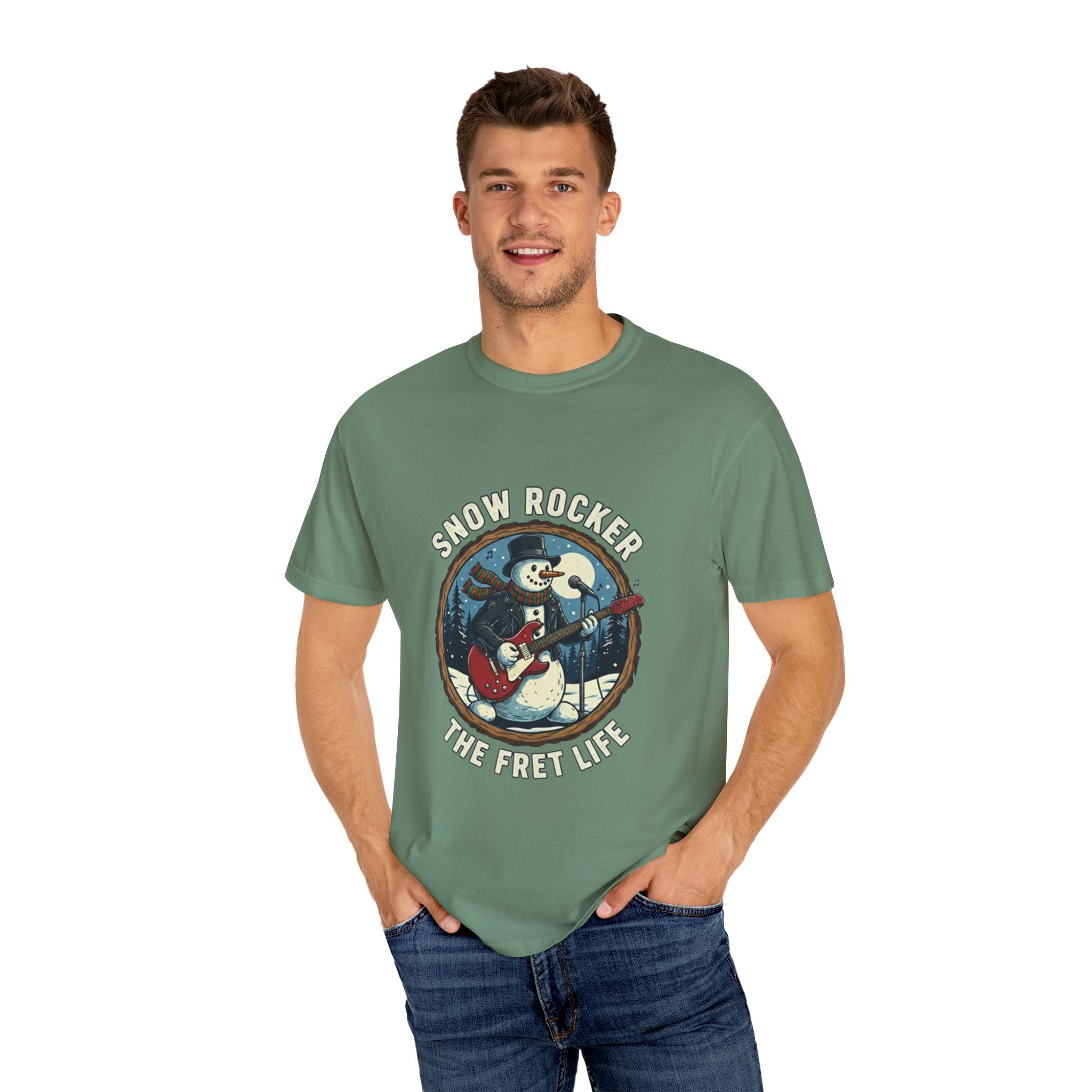 Snow Rocker: Frosty's Fret Life Winter Jam Tee