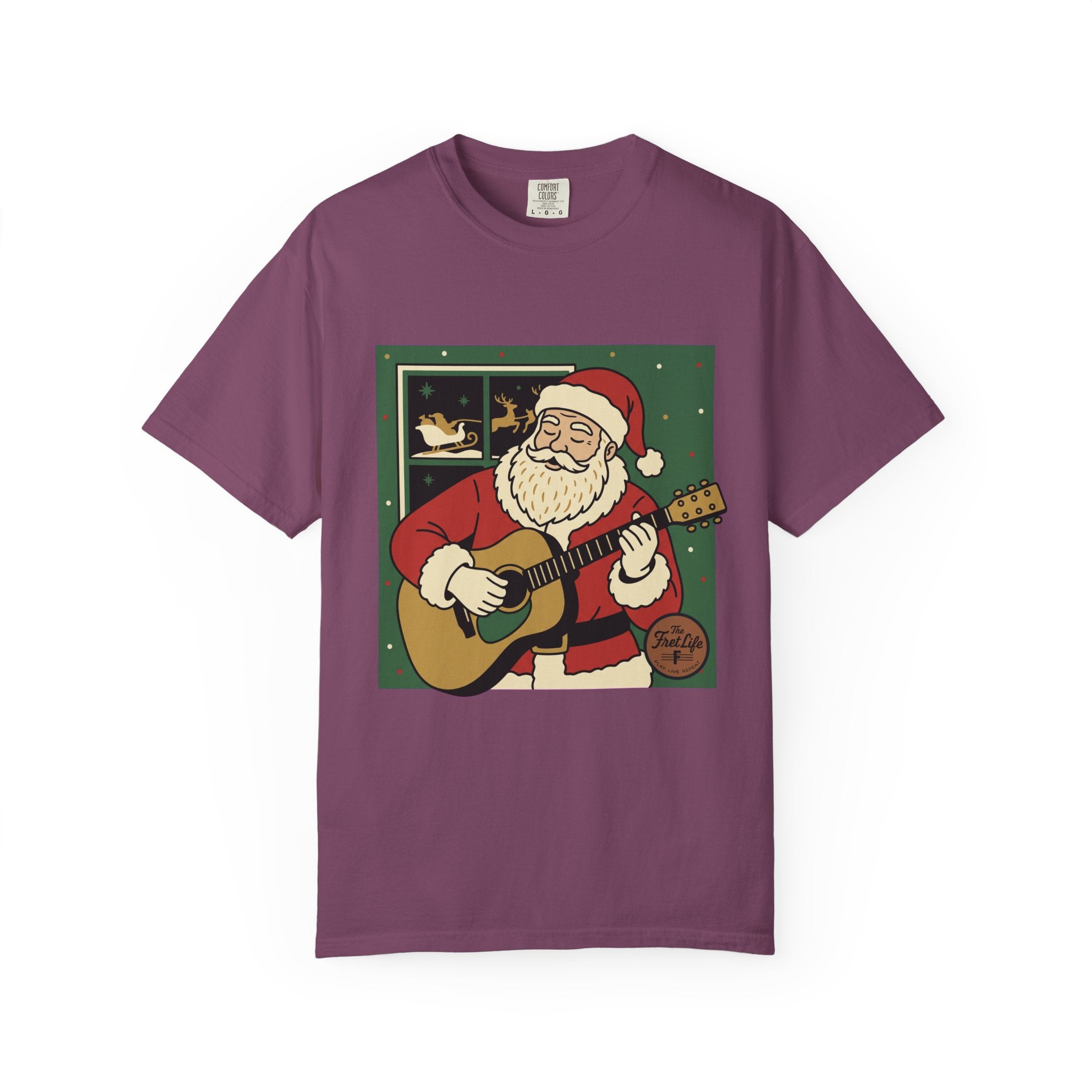 Santa Guitar T-Shirt