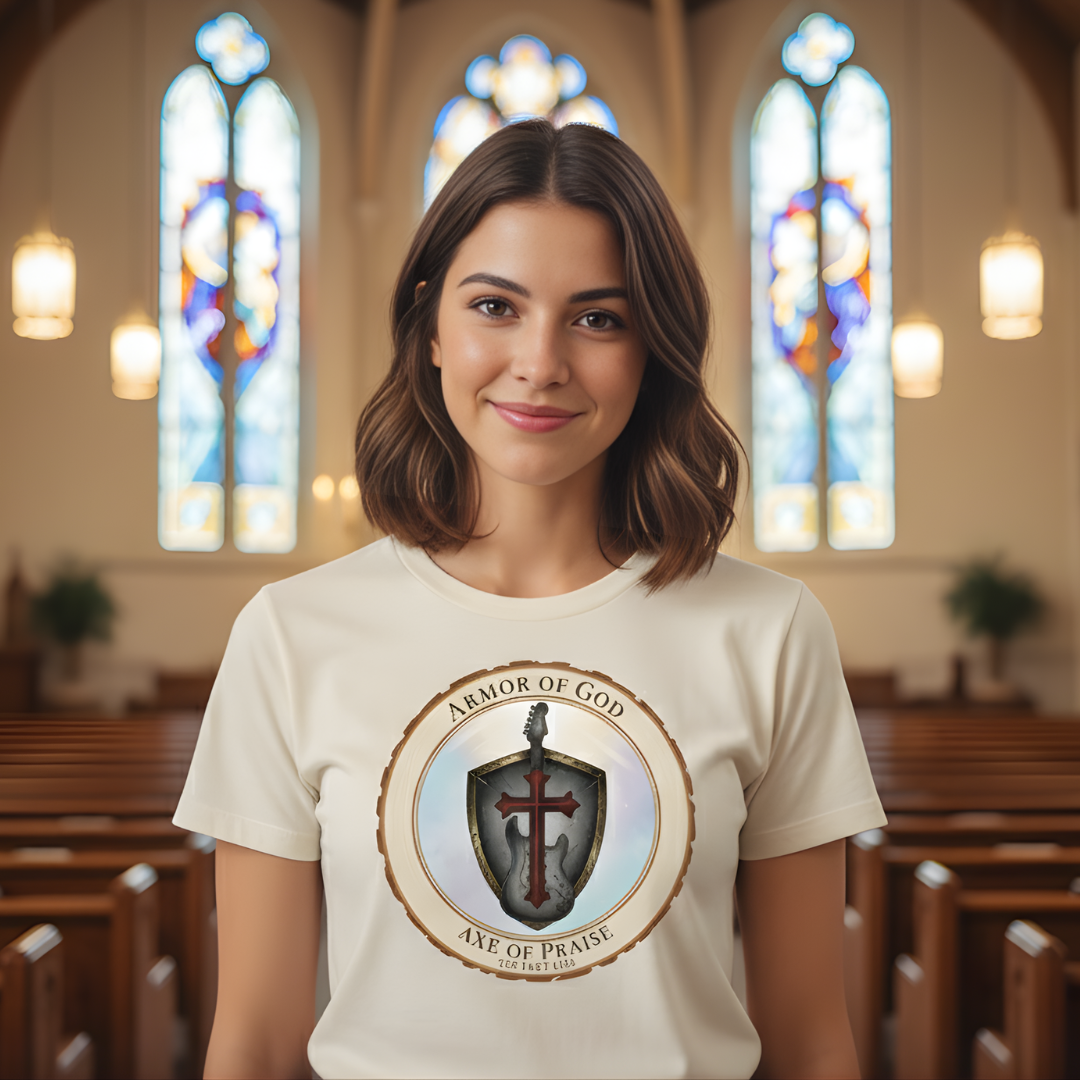 Armor of God T-Shirt | Ephesians 6 Christian Guitarist Tee