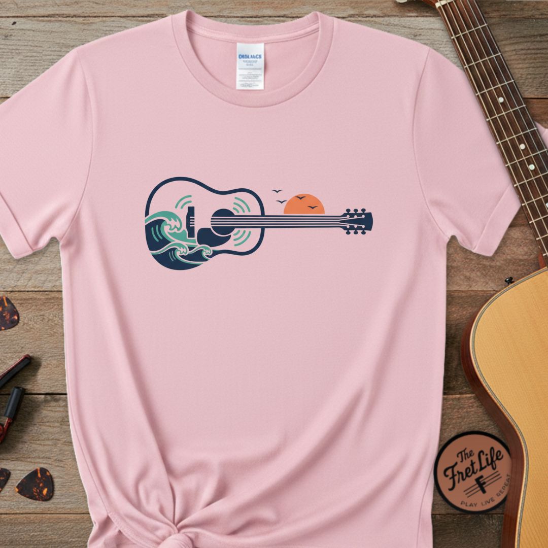 The Solstice Surf Tee | Sunset & Wave Acoustic Design