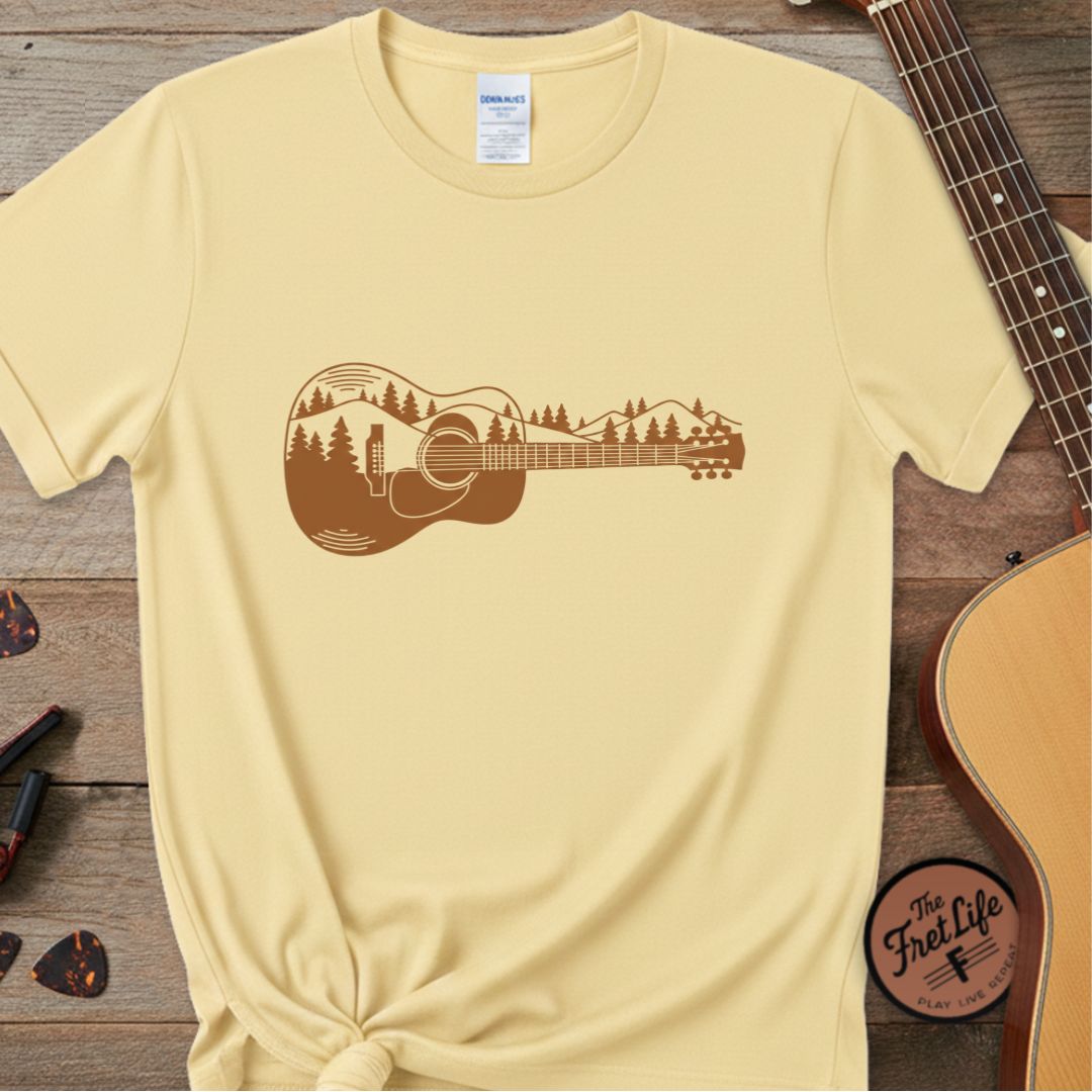 The Alpine Rhythm Tee | Forest & Mountain Acoustic Design