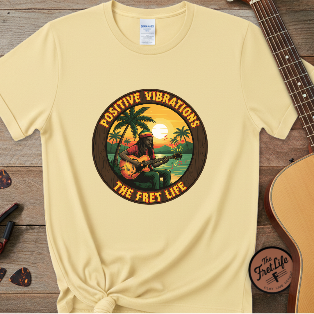 Positive Vibrations - The Fret Life Reggae Tee