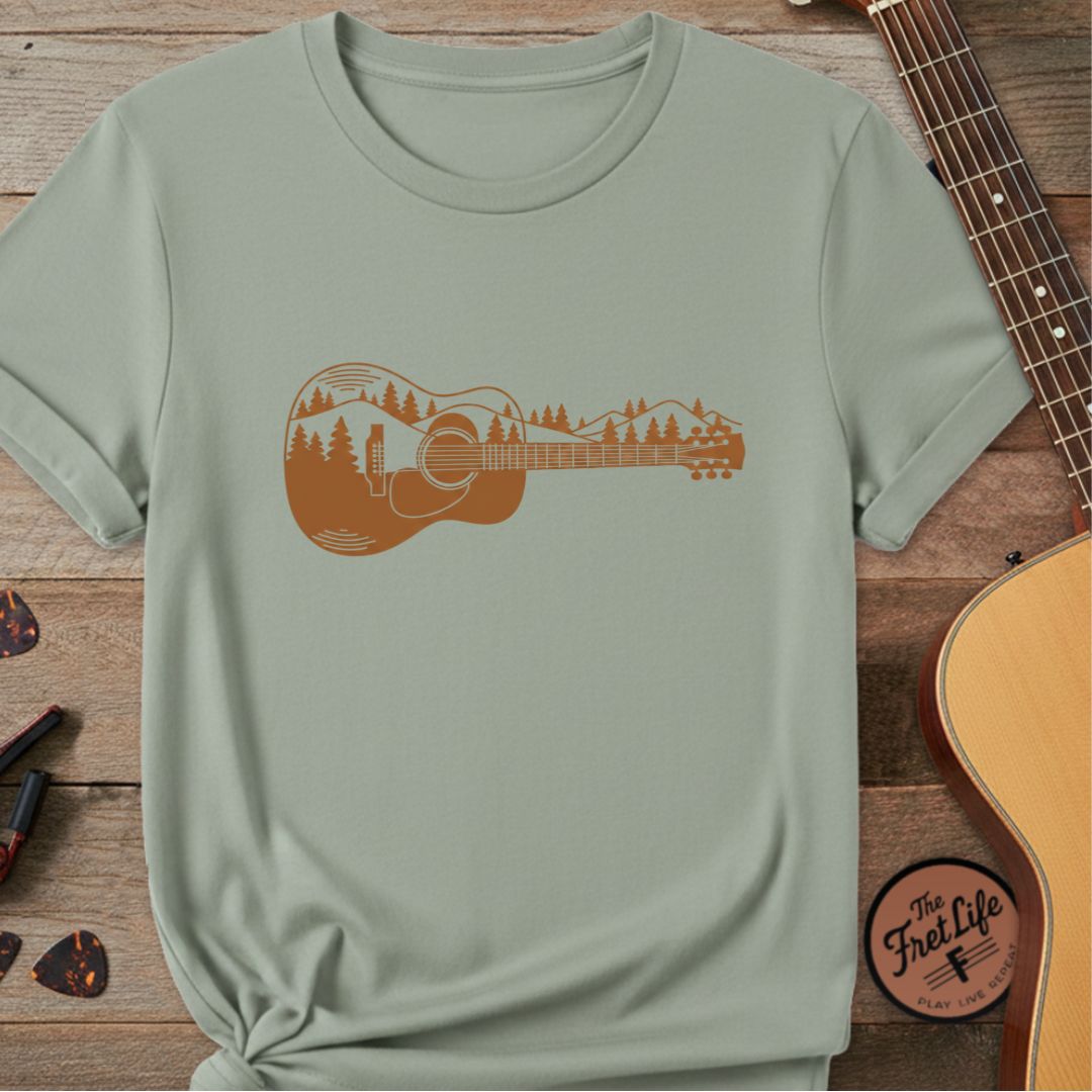 The Alpine Rhythm Tee | Forest & Mountain Acoustic Design