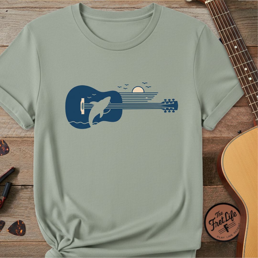 The Deep Blue Breach Tee | Humpback Whale & Nautical Design