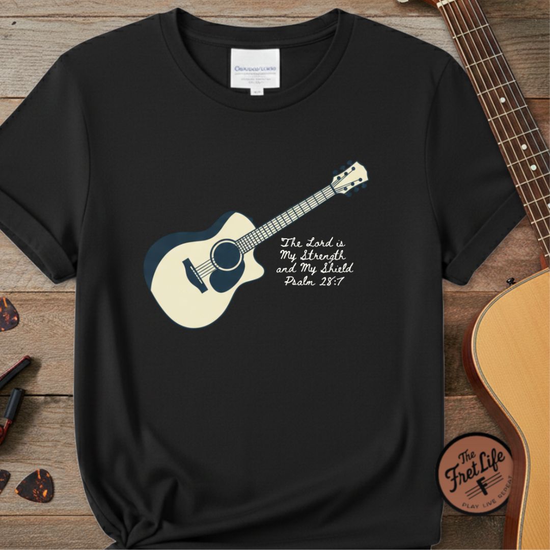Acoustic Shield | The Lord is My Strength Premium Tee