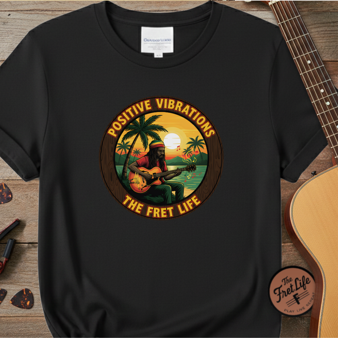 Positive Vibrations - The Fret Life Reggae Tee