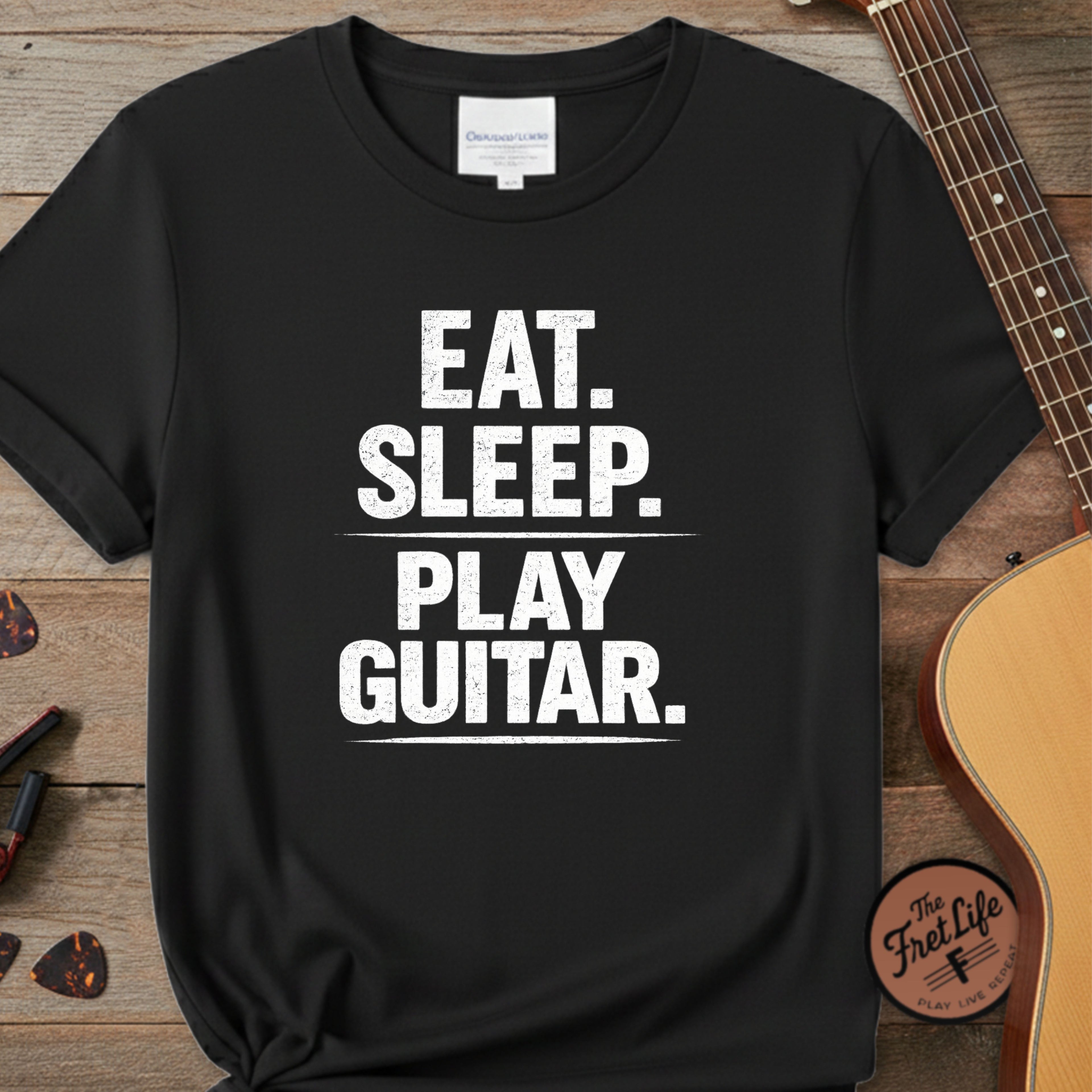 Eat. Sleep. Play Guitar. | Premium T-Shirt