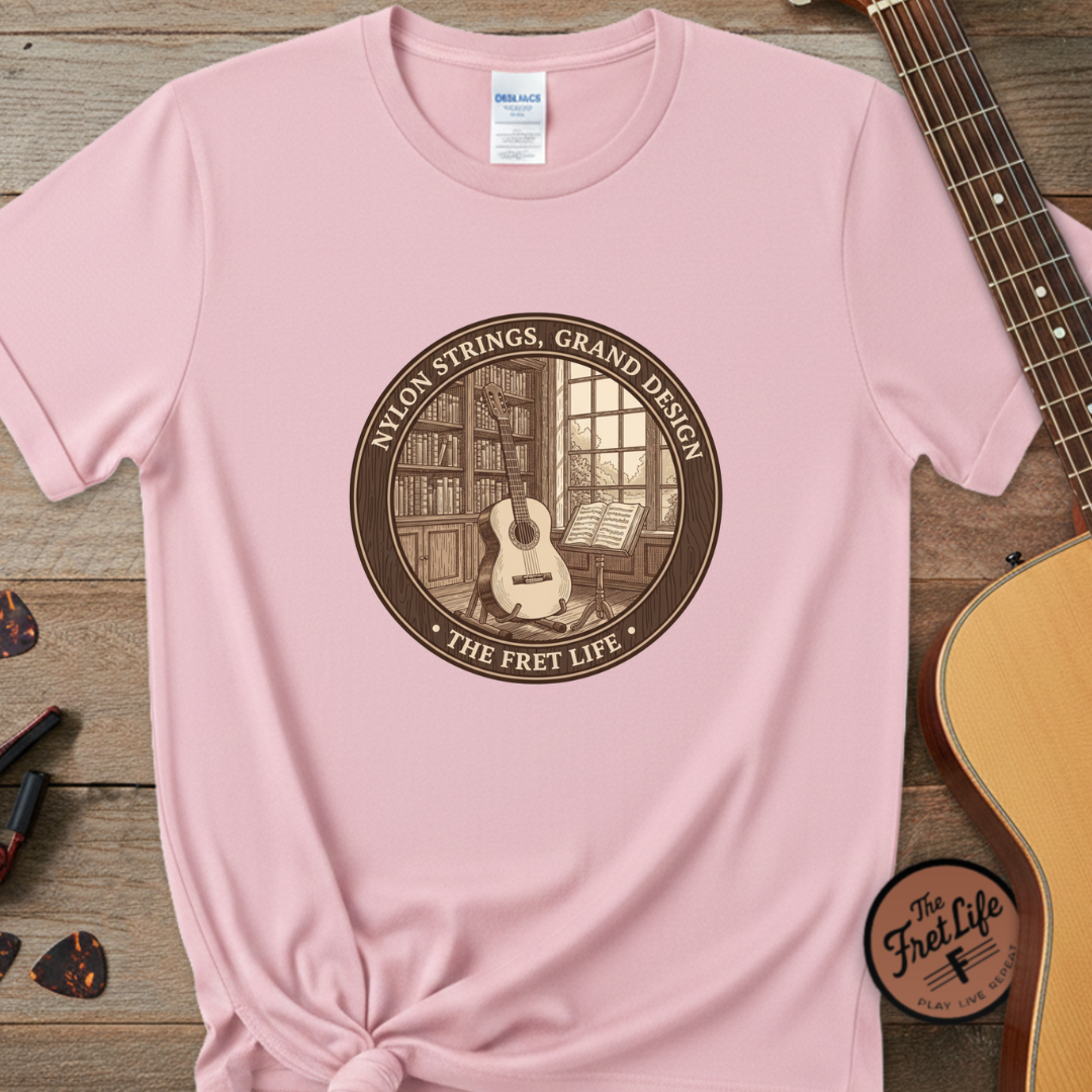 Nylon Strings, Grand Design: The Classical Guitar Tee