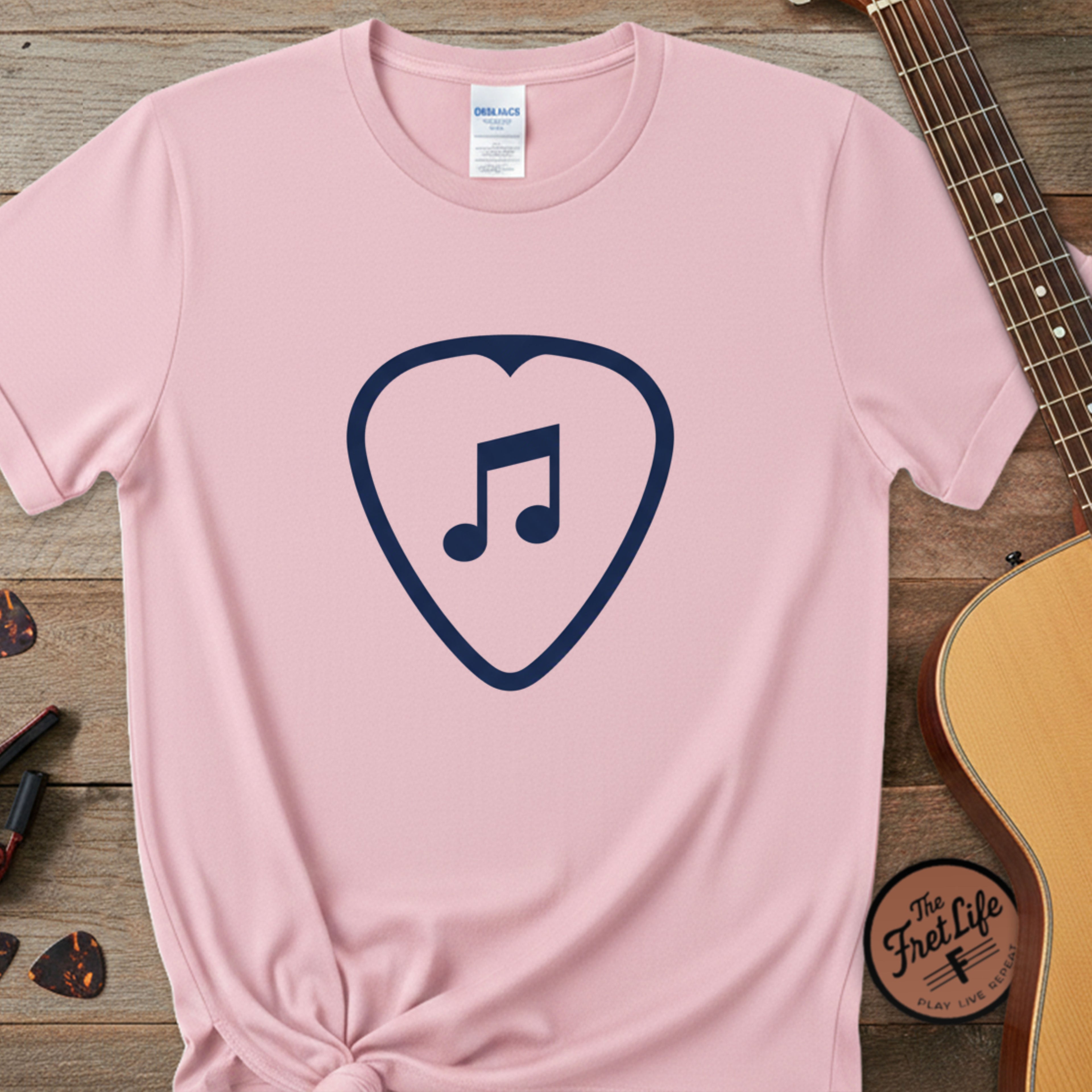 Guitar Pick Heart T-Shirt