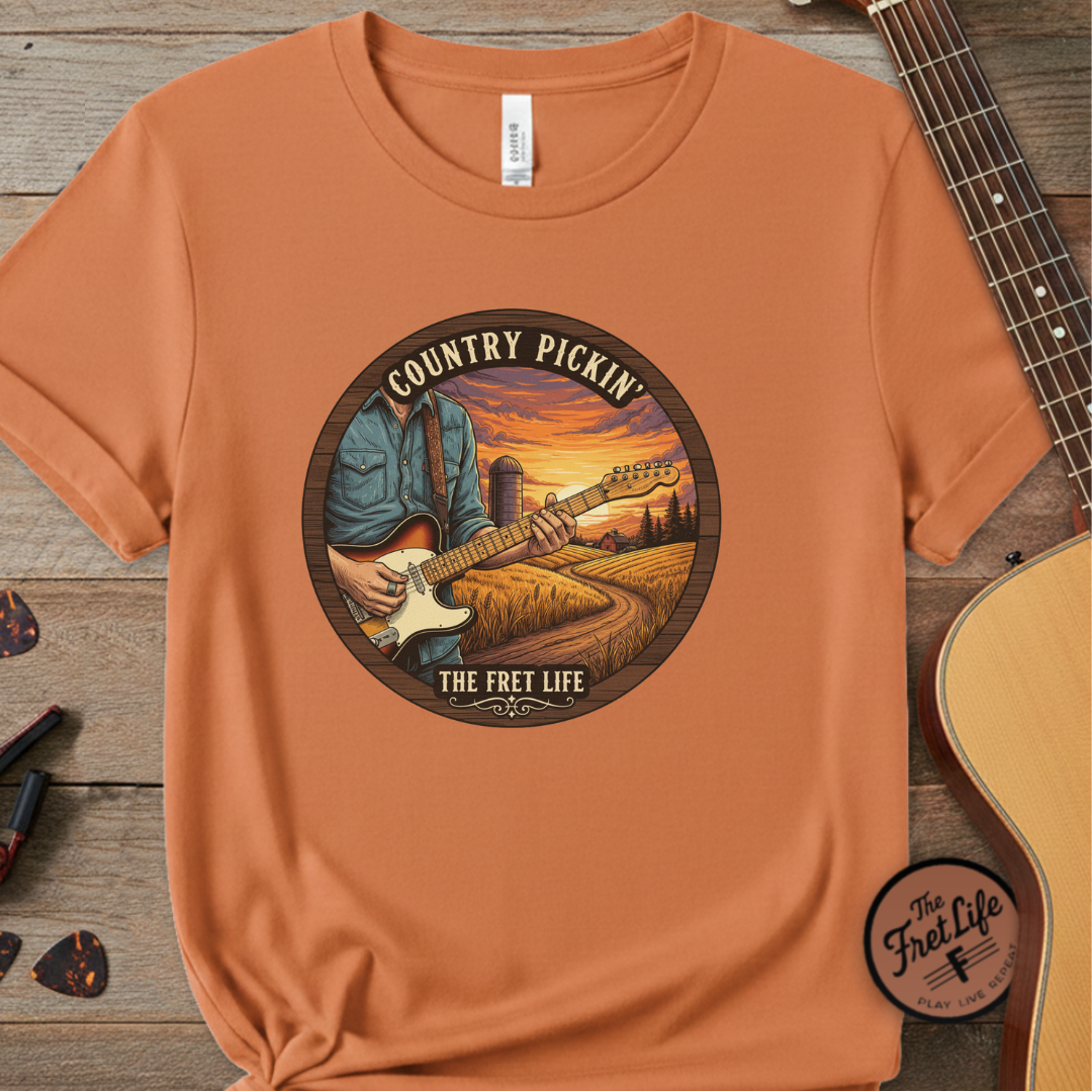 Country Pickin' Guitar T-Shirt