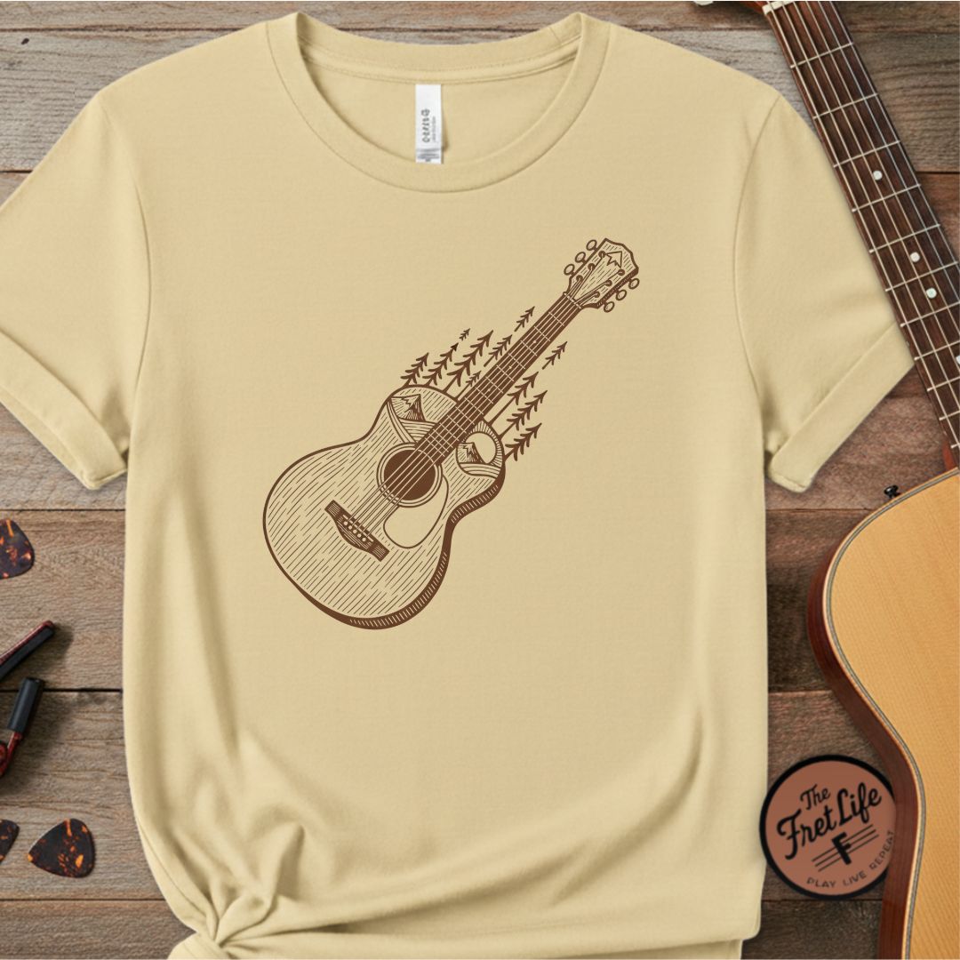 Mountain, Forrest Guitar PremiumTee