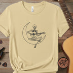 Skeleton on Moon T-Shirt