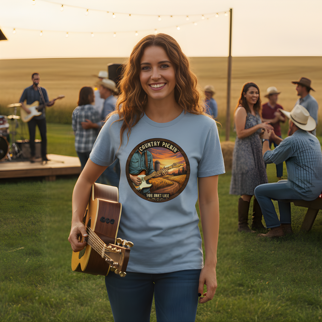 Country Pickin' Guitar T-Shirt