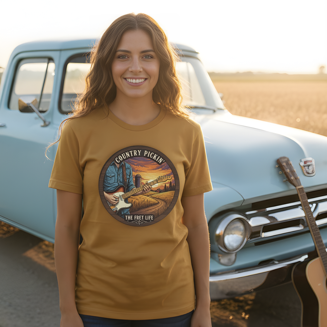 Country Pickin' Guitar T-Shirt