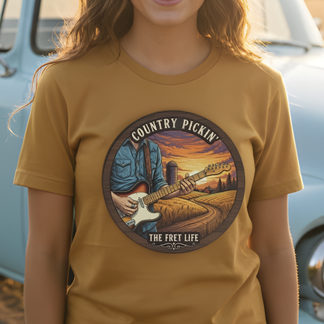 Country Pickin' Guitar T-Shirt