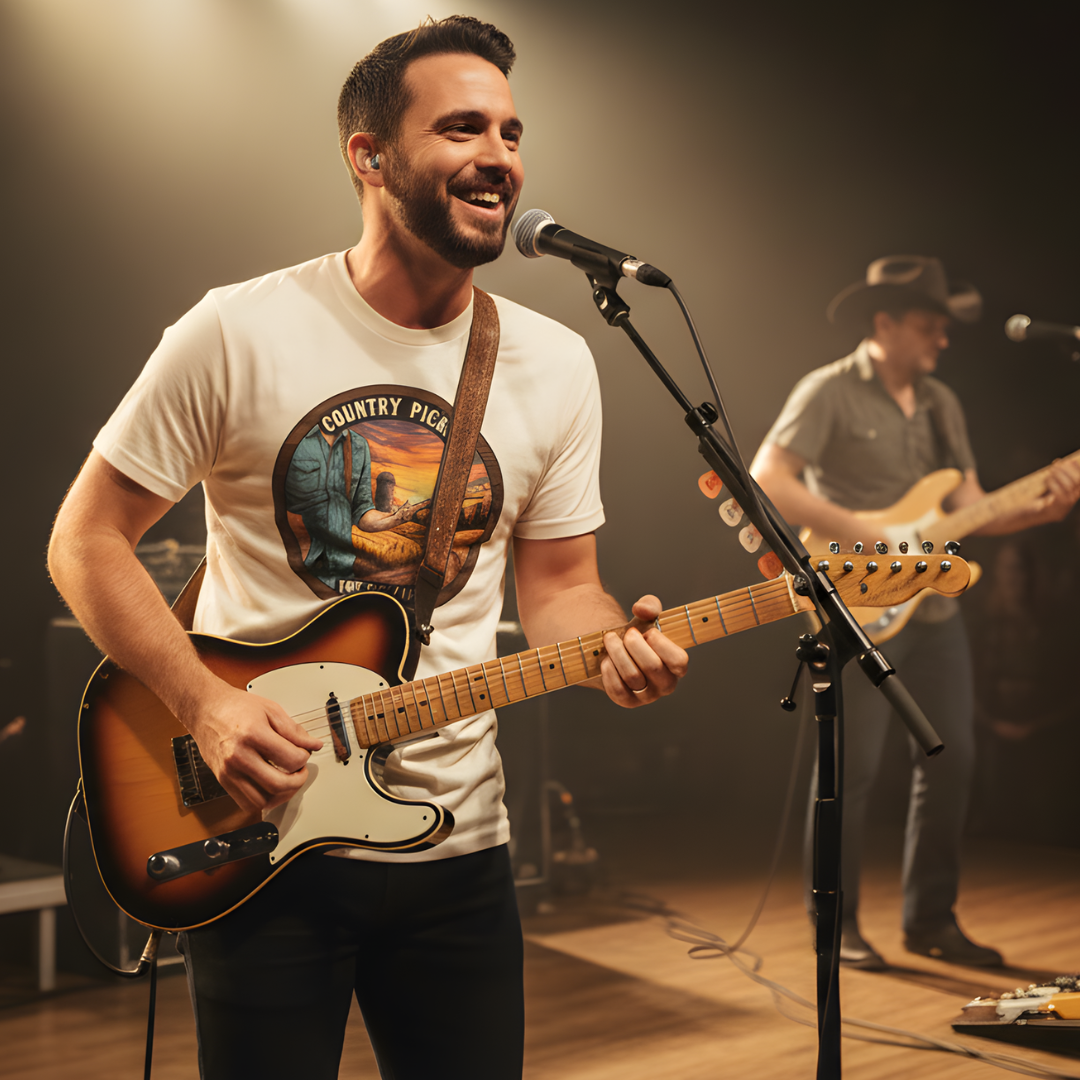 Country Pickin' Guitar T-Shirt