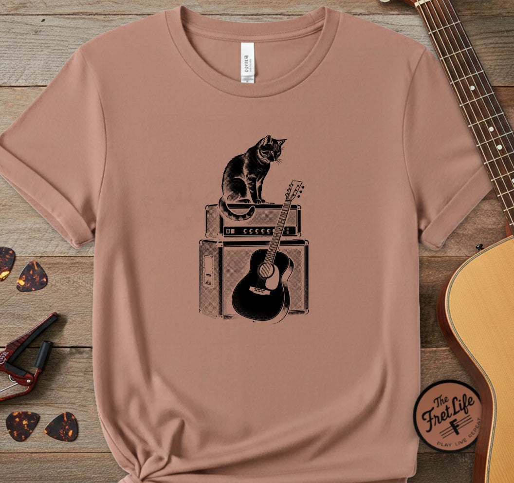 Cat on Amp T-Shirt