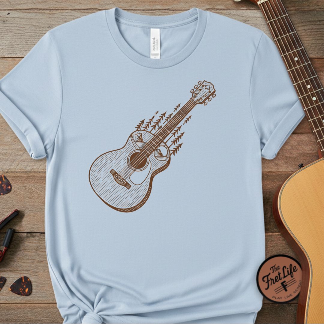 Mountain, Forrest Guitar PremiumTee