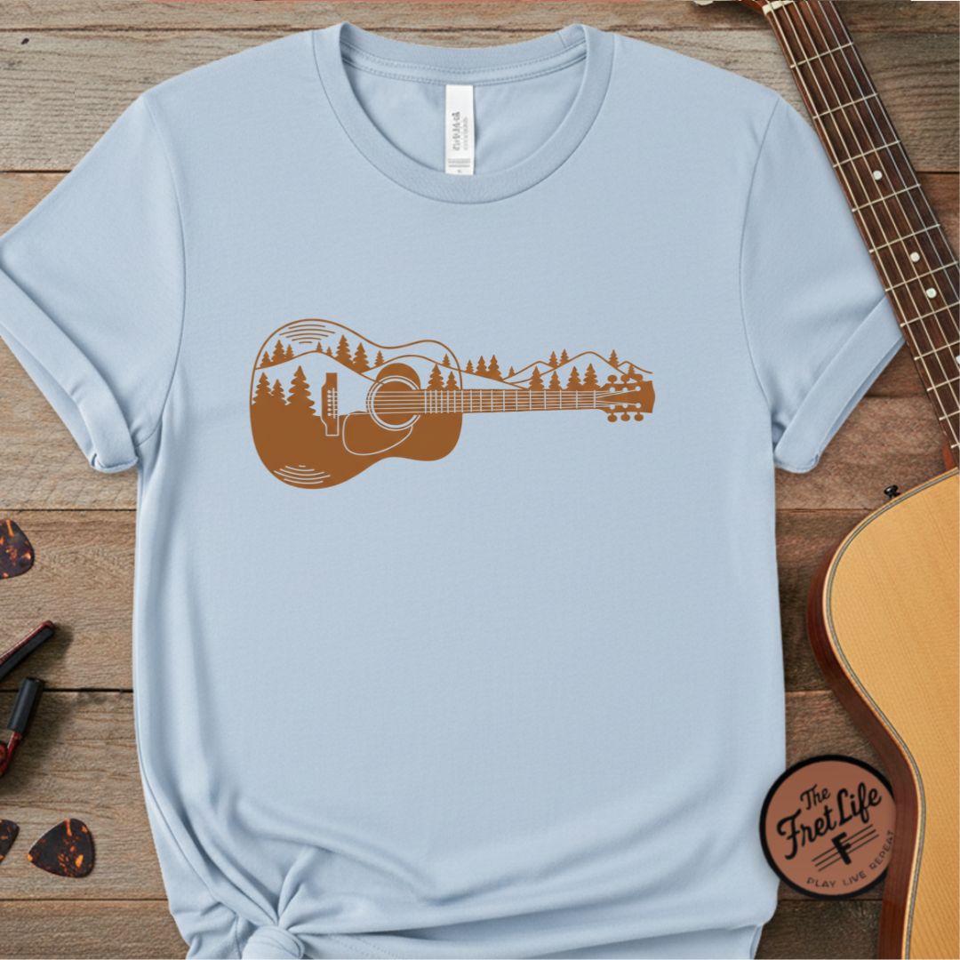 The Alpine Rhythm Tee | Forest & Mountain Acoustic Design
