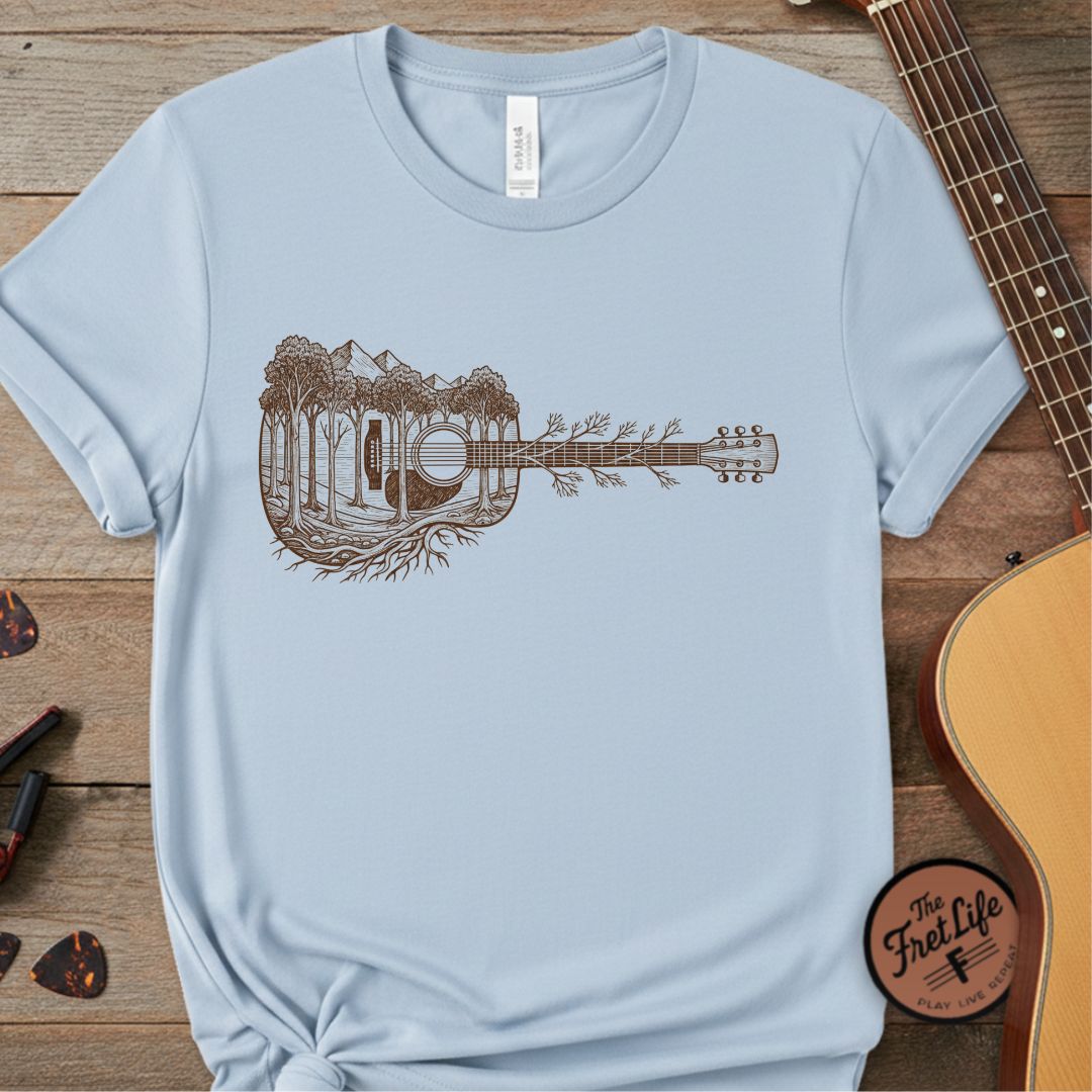 The Heritage Grove Tee | Hand-Drawn Forest & Roots Design