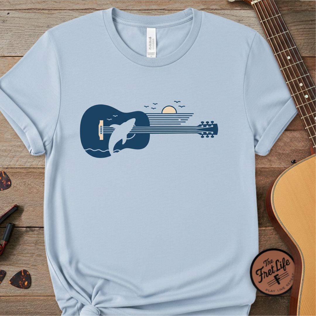 The Deep Blue Breach Tee | Humpback Whale & Nautical Design