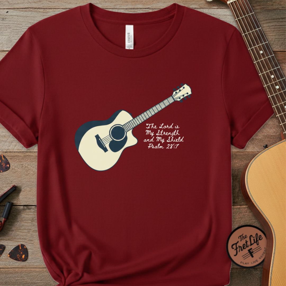 Acoustic Shield | The Lord is My Strength Premium Tee