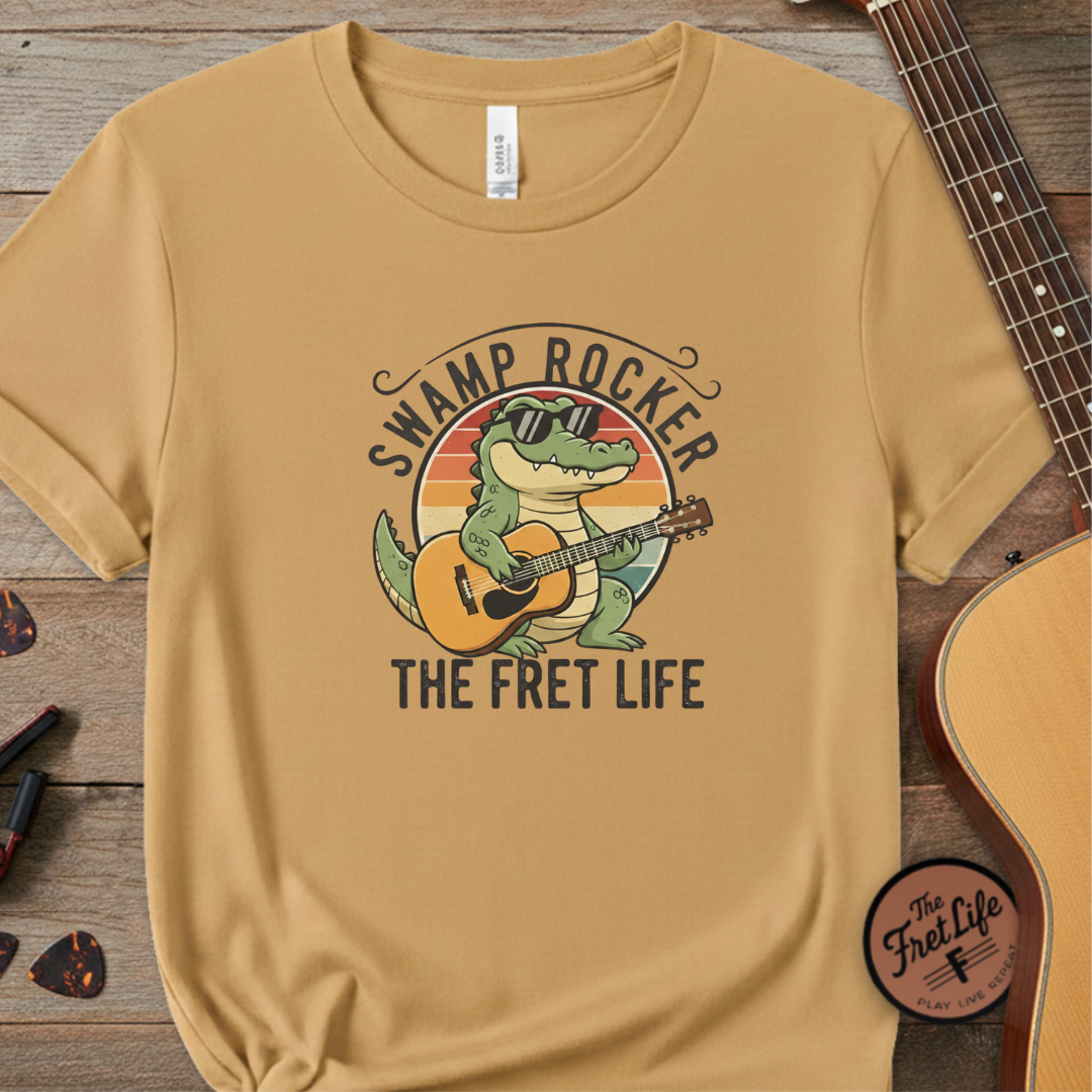 Swamp Rocker: The Fret Life Gator Tee