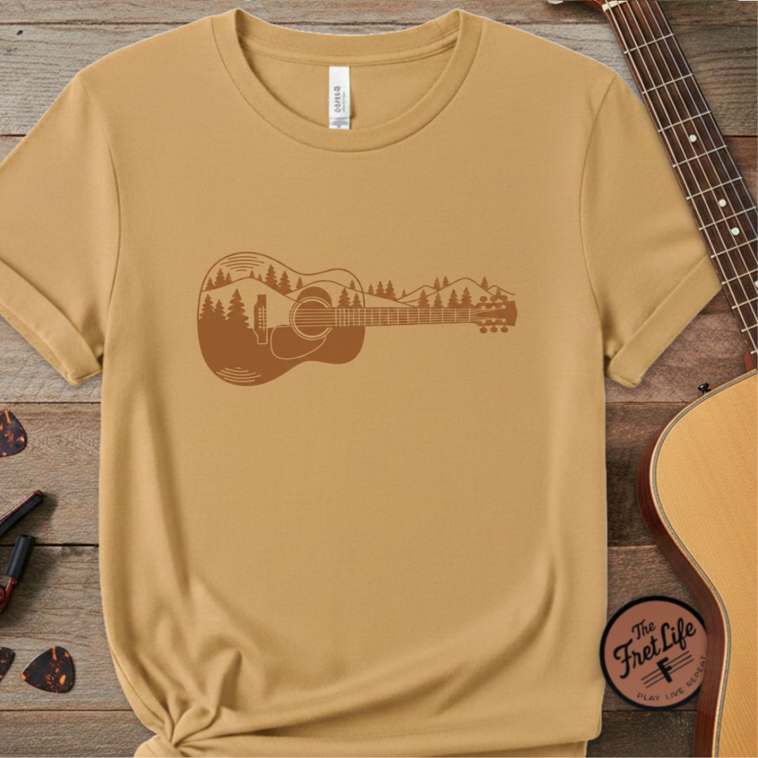 The Alpine Rhythm Tee | Forest & Mountain Acoustic Design