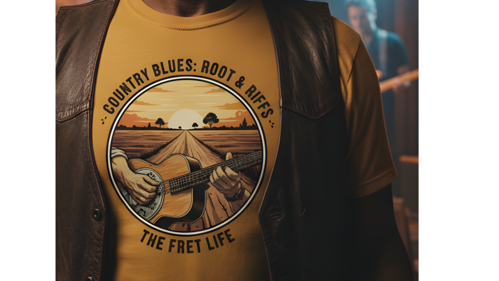 Country Blues Guitar T-Shirt