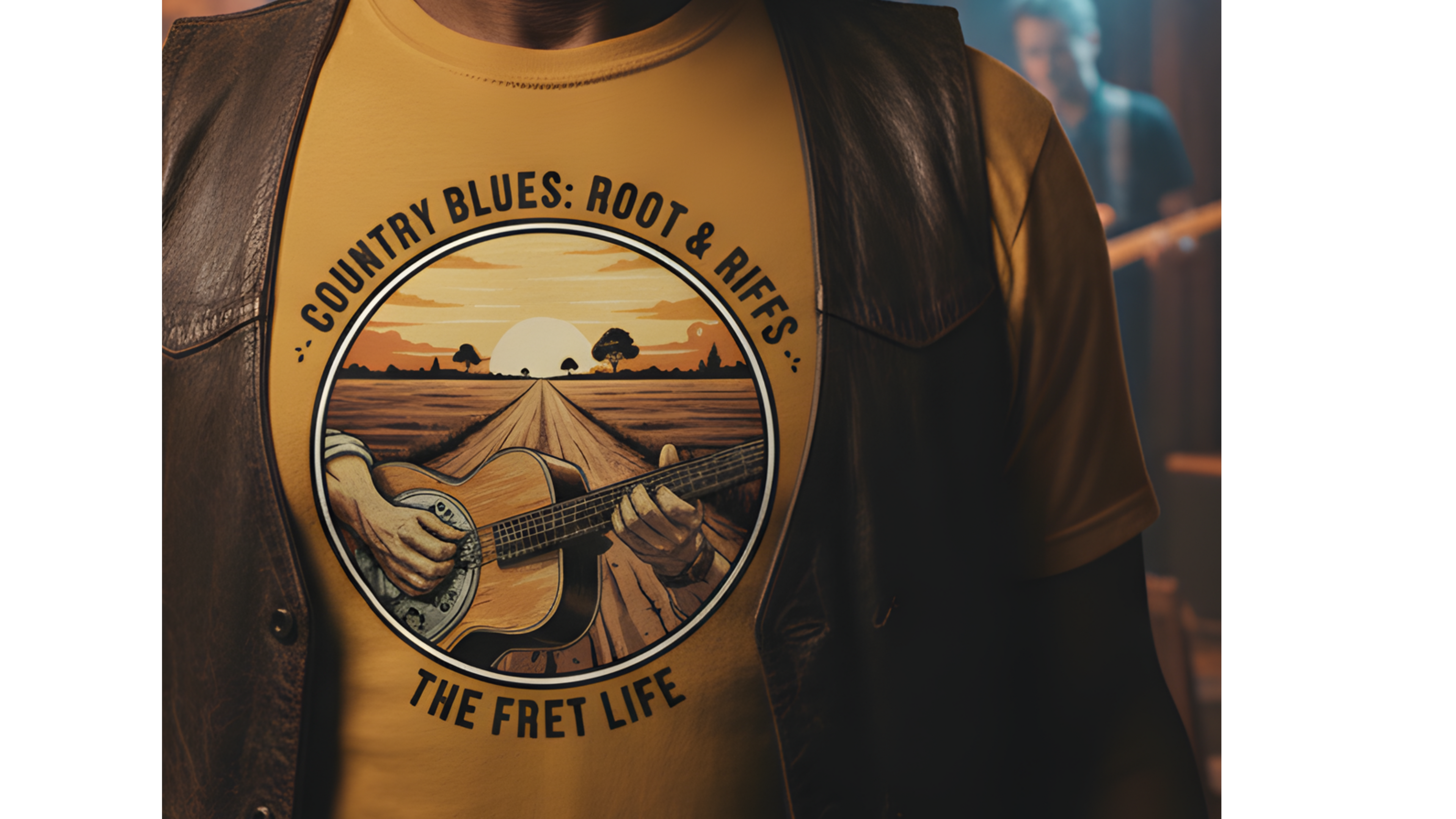 Country Blues Guitar T-Shirt