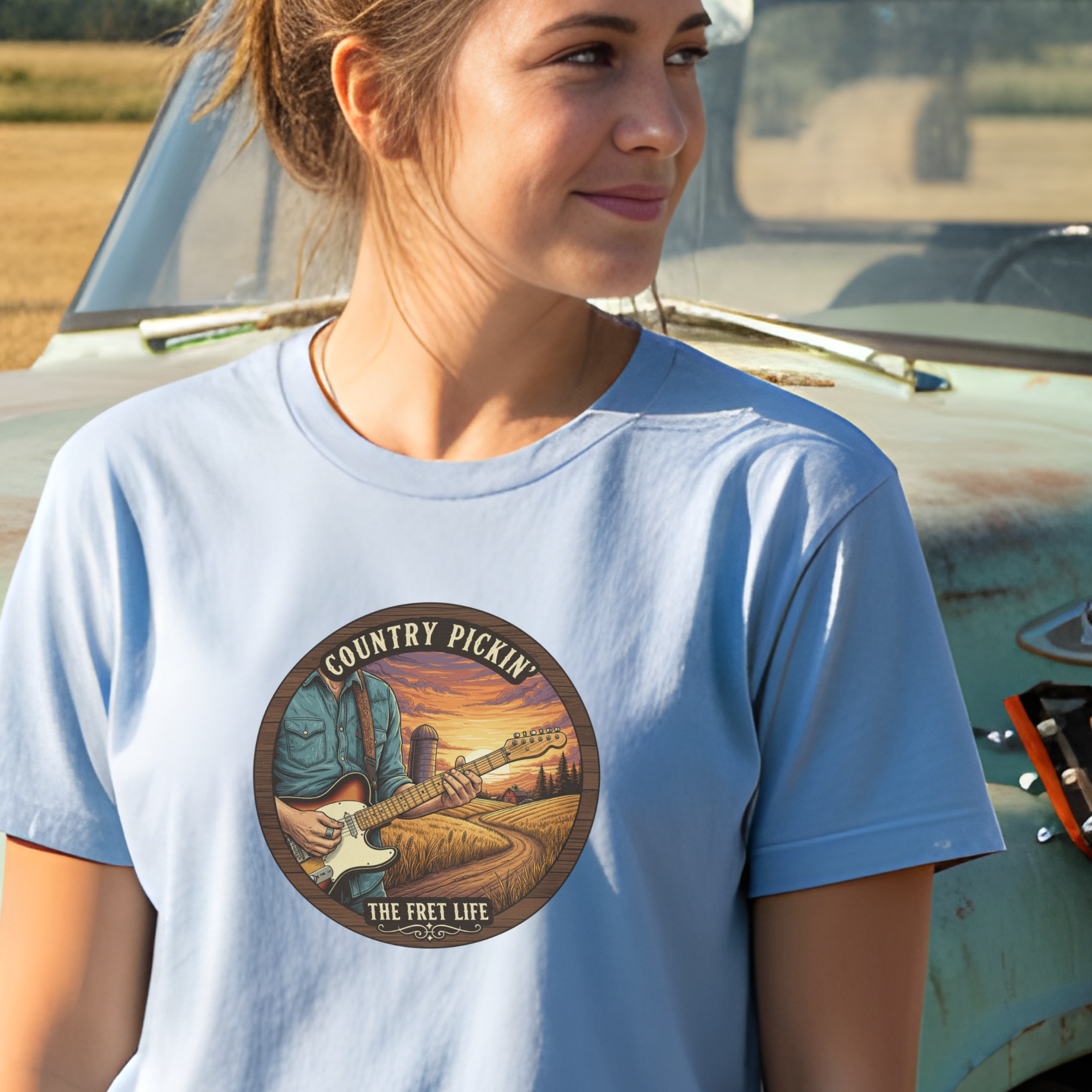 Country Pickin' Guitar T-Shirt