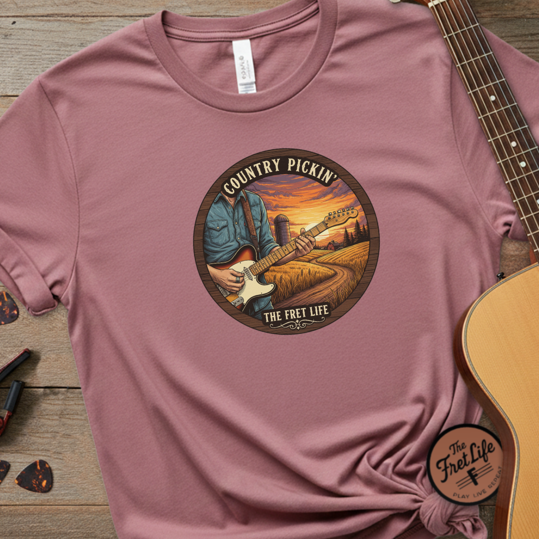 Country Pickin' Guitar T-Shirt