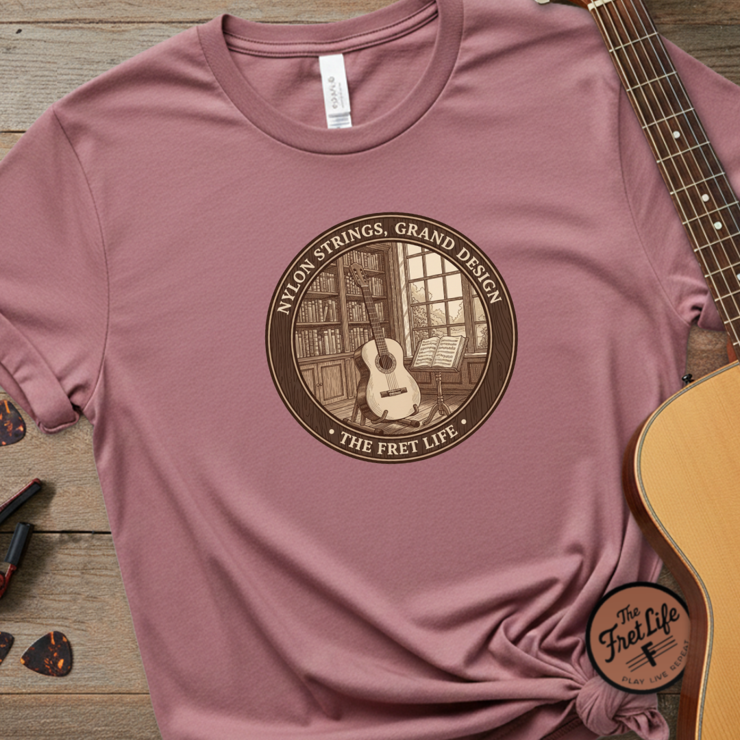 Nylon Strings, Grand Design: The Classical Guitar Tee