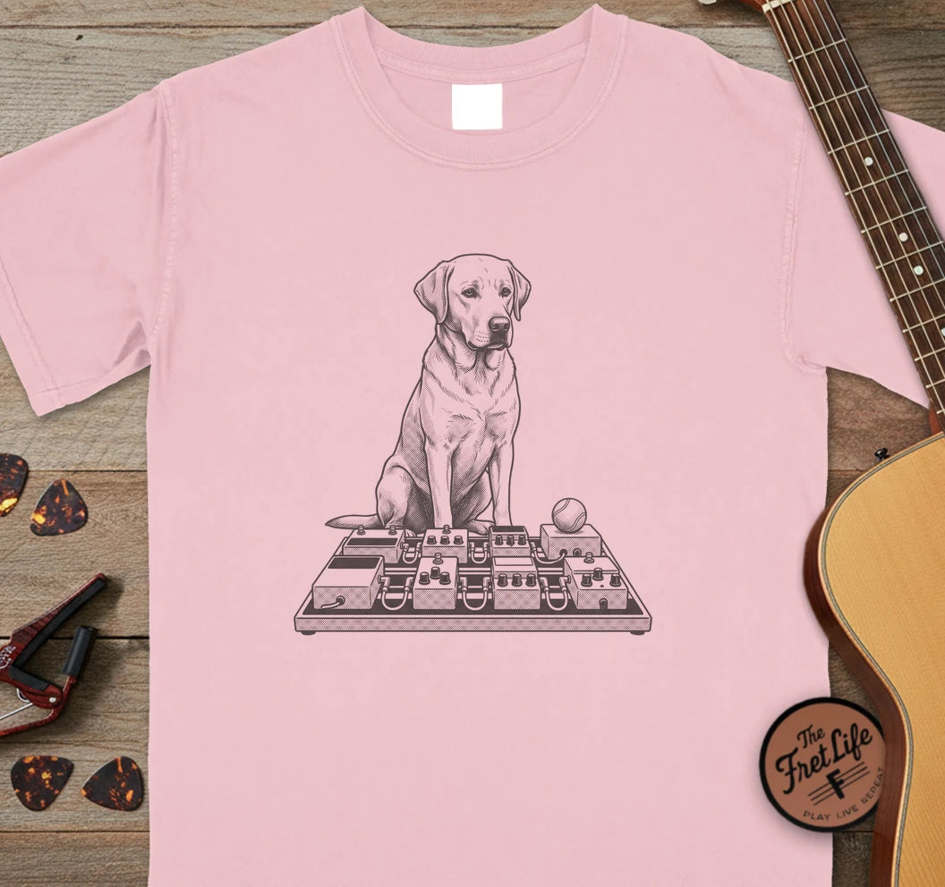 Dog and Ball on Pedalboard