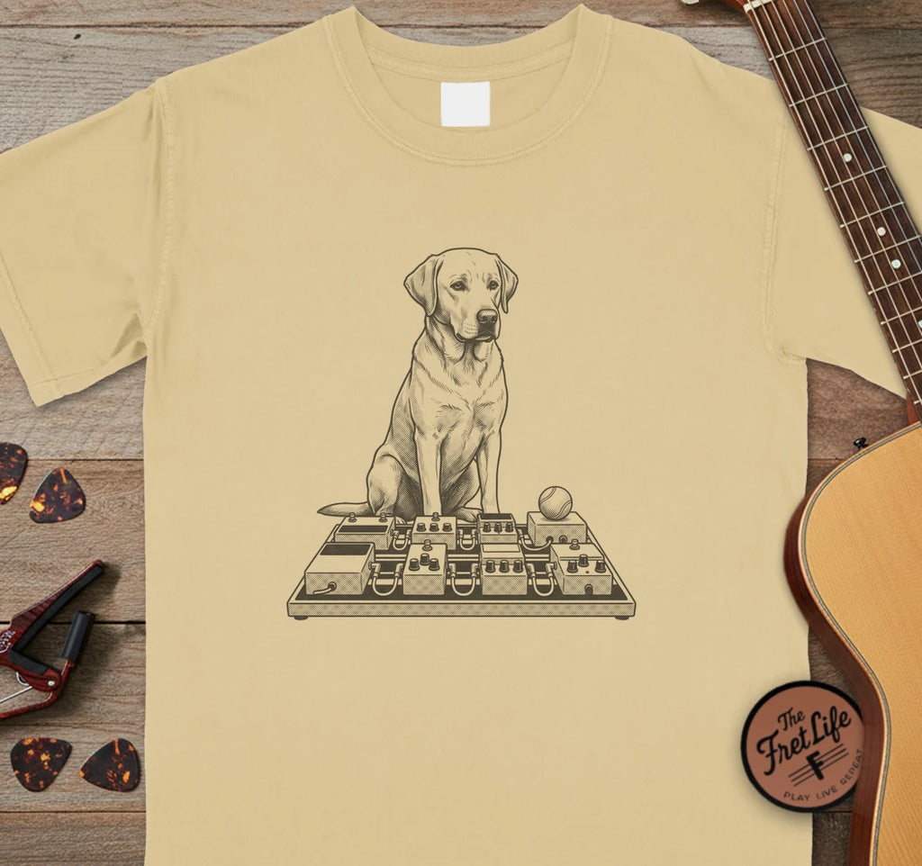 Dog and Ball on Pedalboard