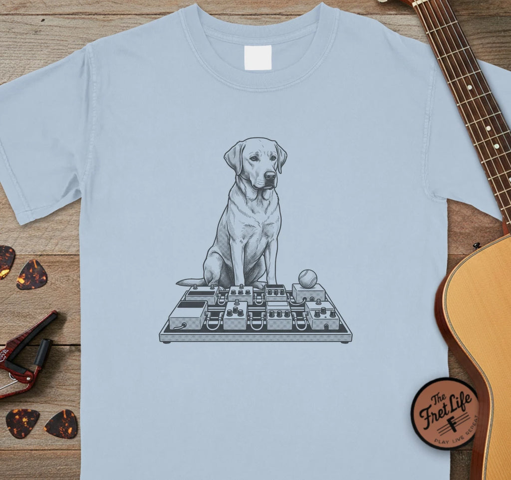 Dog and Ball on Pedalboard