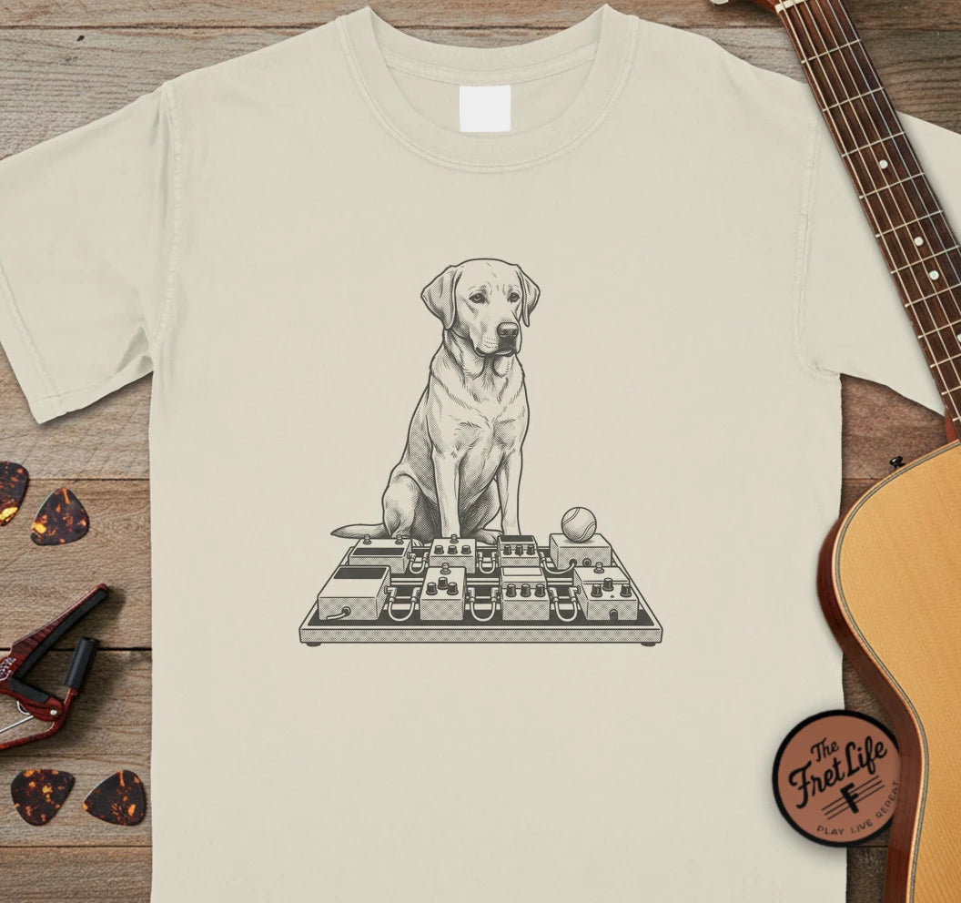 Dog and Ball on Pedalboard