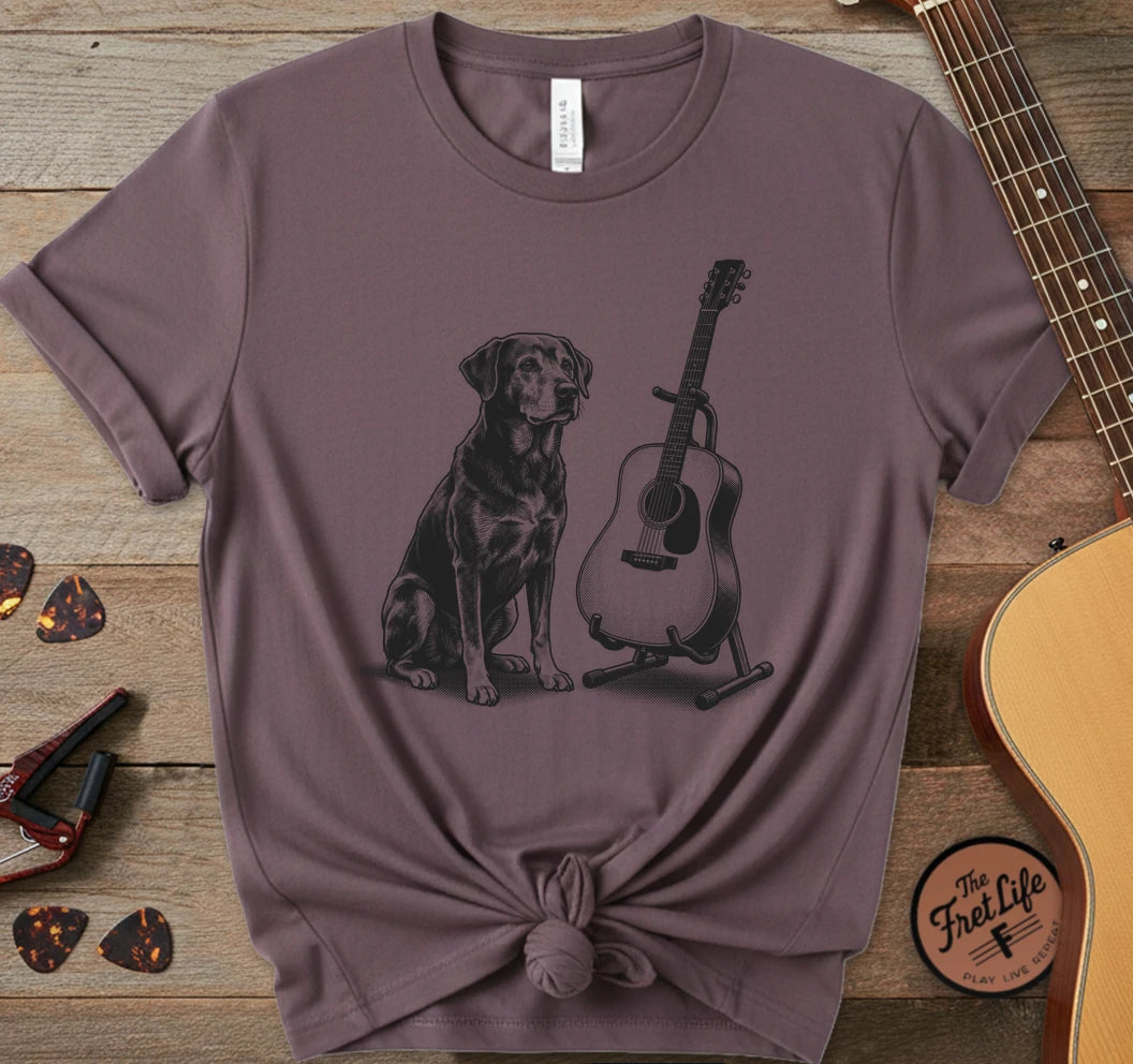 Dog and Guitar T-Shirt
