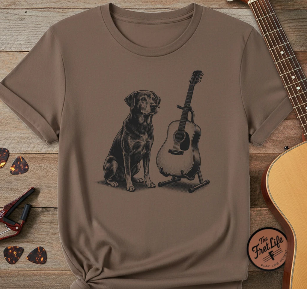Dog and Guitar T-Shirt