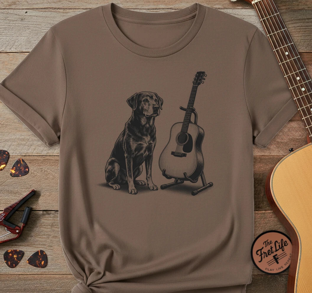 Dog and Guitar T-Shirt