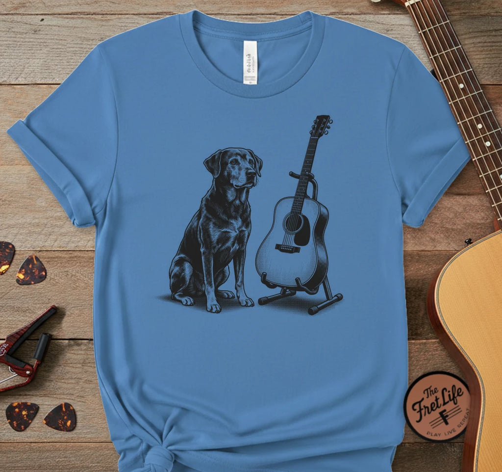 Dog and Guitar T-Shirt