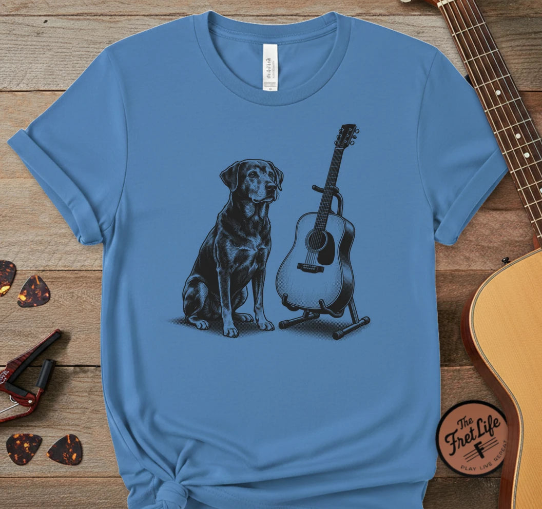 Dog and Guitar T-Shirt