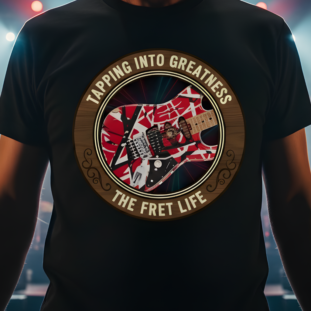 Franken-strat T-Shirt | EVH Legend Guitar Fan Tee