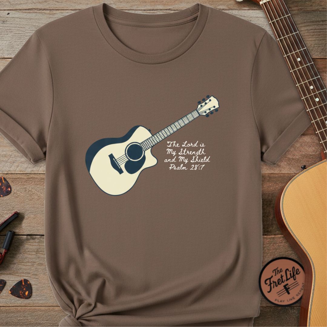 Acoustic Shield | The Lord is My Strength Premium Tee