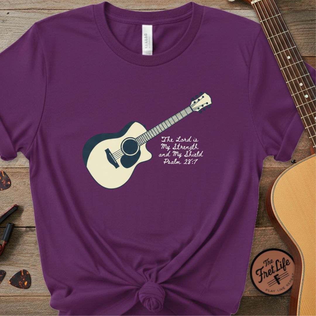 Acoustic Shield | The Lord is My Strength Premium Tee