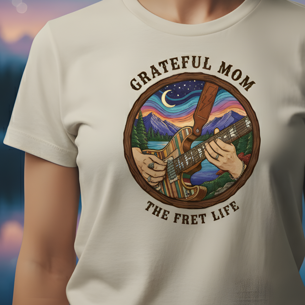 Grateful Mom: Night Jam Fret Life T-Shirt