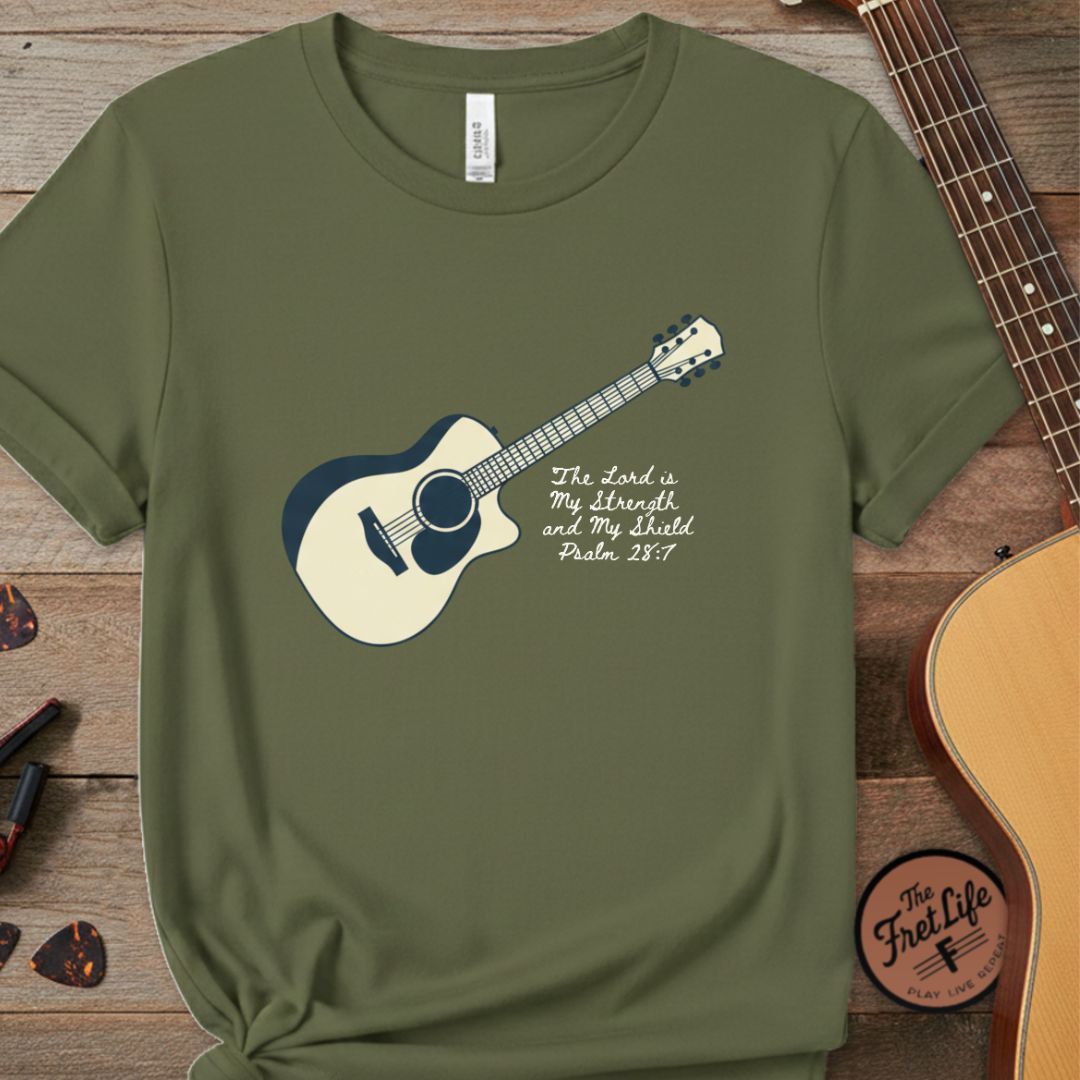 Acoustic Shield | The Lord is My Strength Premium Tee