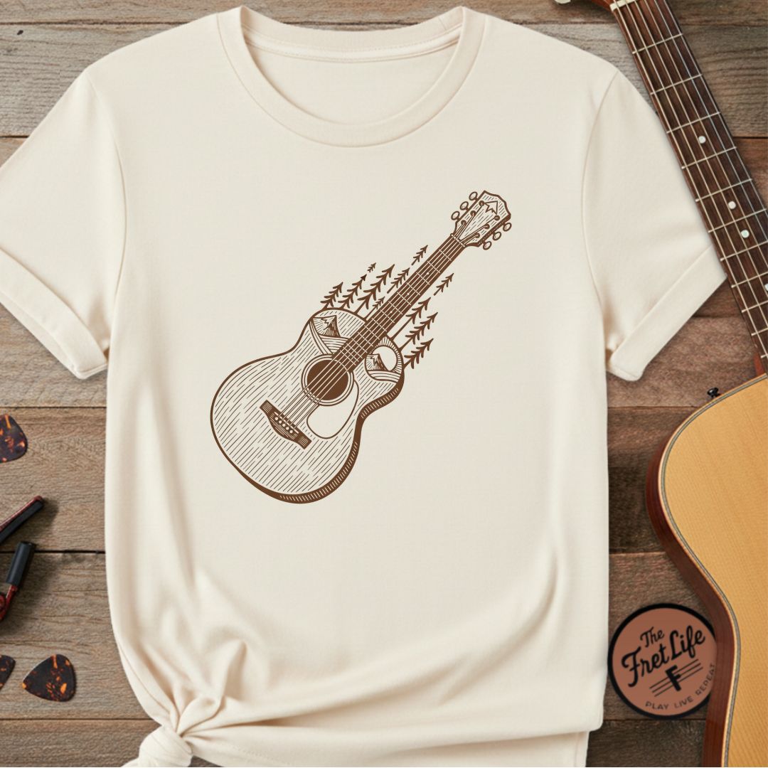 Mountain, Forrest Guitar PremiumTee