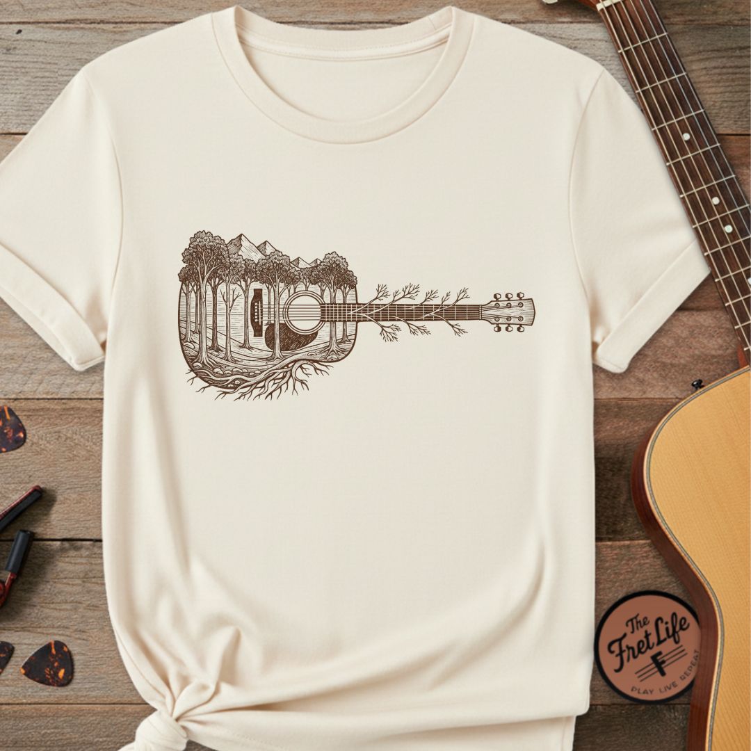 The Heritage Grove Tee | Hand-Drawn Forest & Roots Design